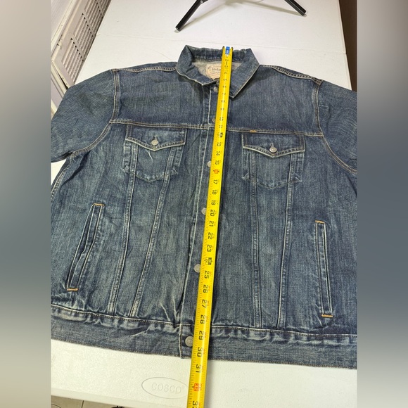 006 New Polo Ralph Lauren Blue Replen Collared Trucker Jacket damaged Sz 2XLT - Picture 5 of 11